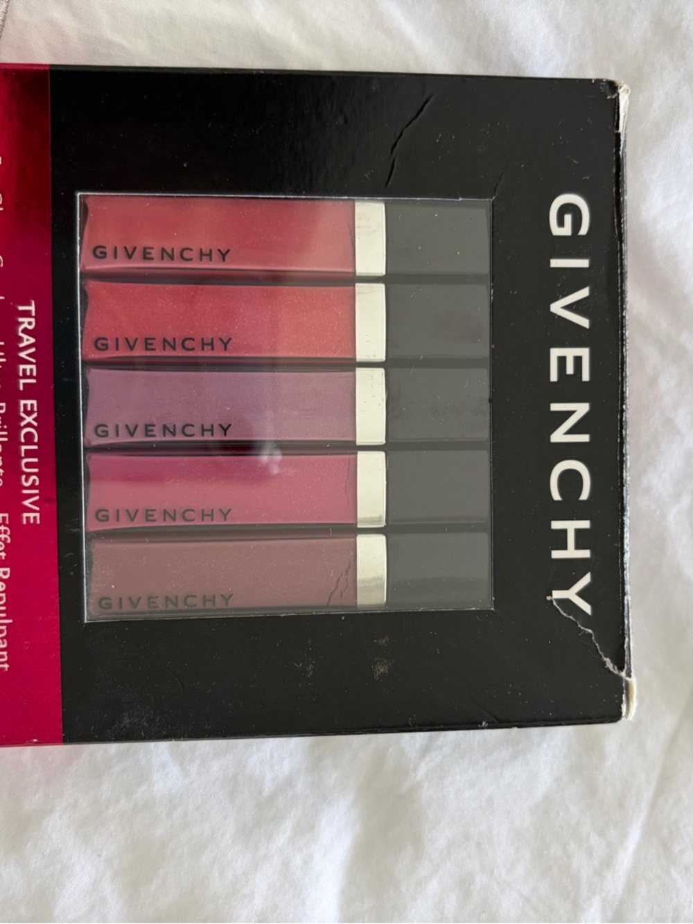 Givenchy Black & Magenta Mini Gloss Set